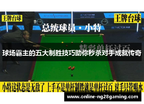 球场霸主的五大制胜技巧助你秒杀对手成就传奇