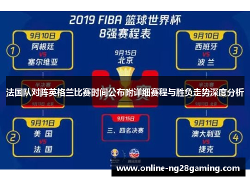 法国队对阵英格兰比赛时间公布附详细赛程与胜负走势深度分析